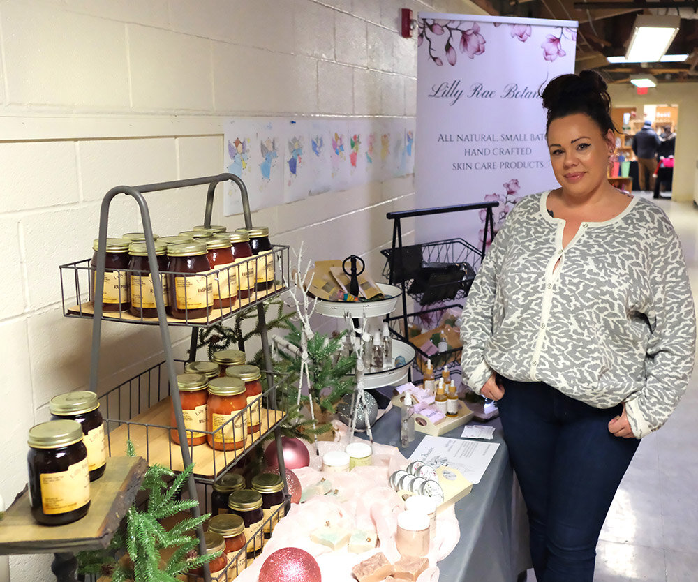 Renae Martin sold her line of all natural facial and body care products